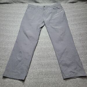 Member's Mark Denali Pants Mens 38x30 Gray Straight Fit Stretch Nylon Outdoor
